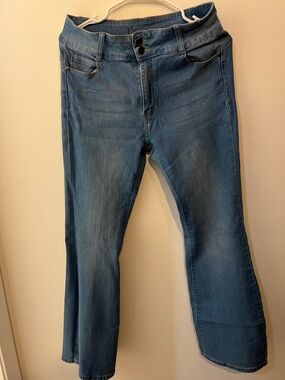 Classic Mid Wash Bootcut Jeans